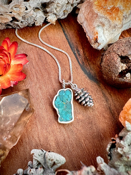 Turquoise Tahoe Charm Necklace