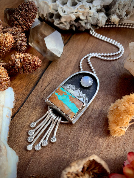 Mountain Shadowbox Necklace