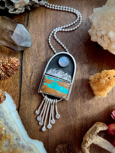 Mountain Shadowbox Necklace