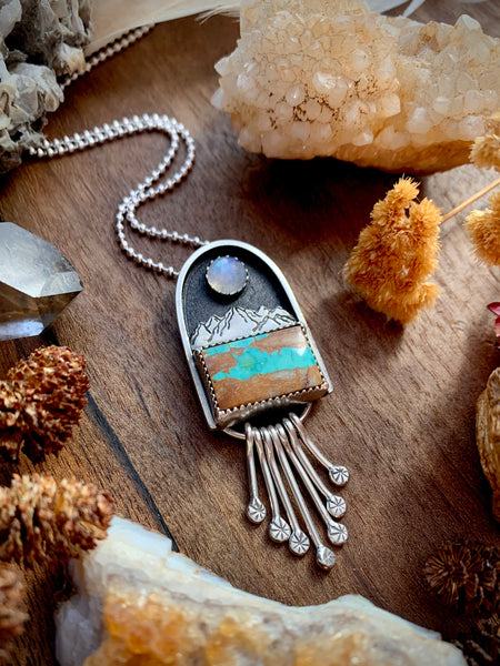 Mountain Shadowbox Necklace