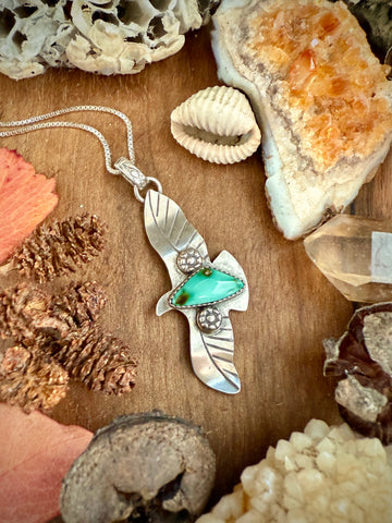 Hawk Necklace-Royston Turquoise