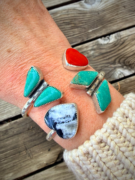 Arrow Wrap Cuff-White Buffalo