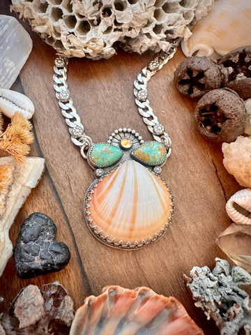 Seaside Sunset Statement Necklace