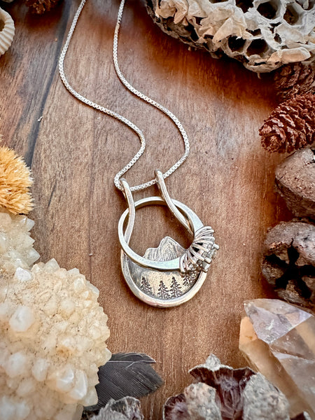 Ring keeper necklace