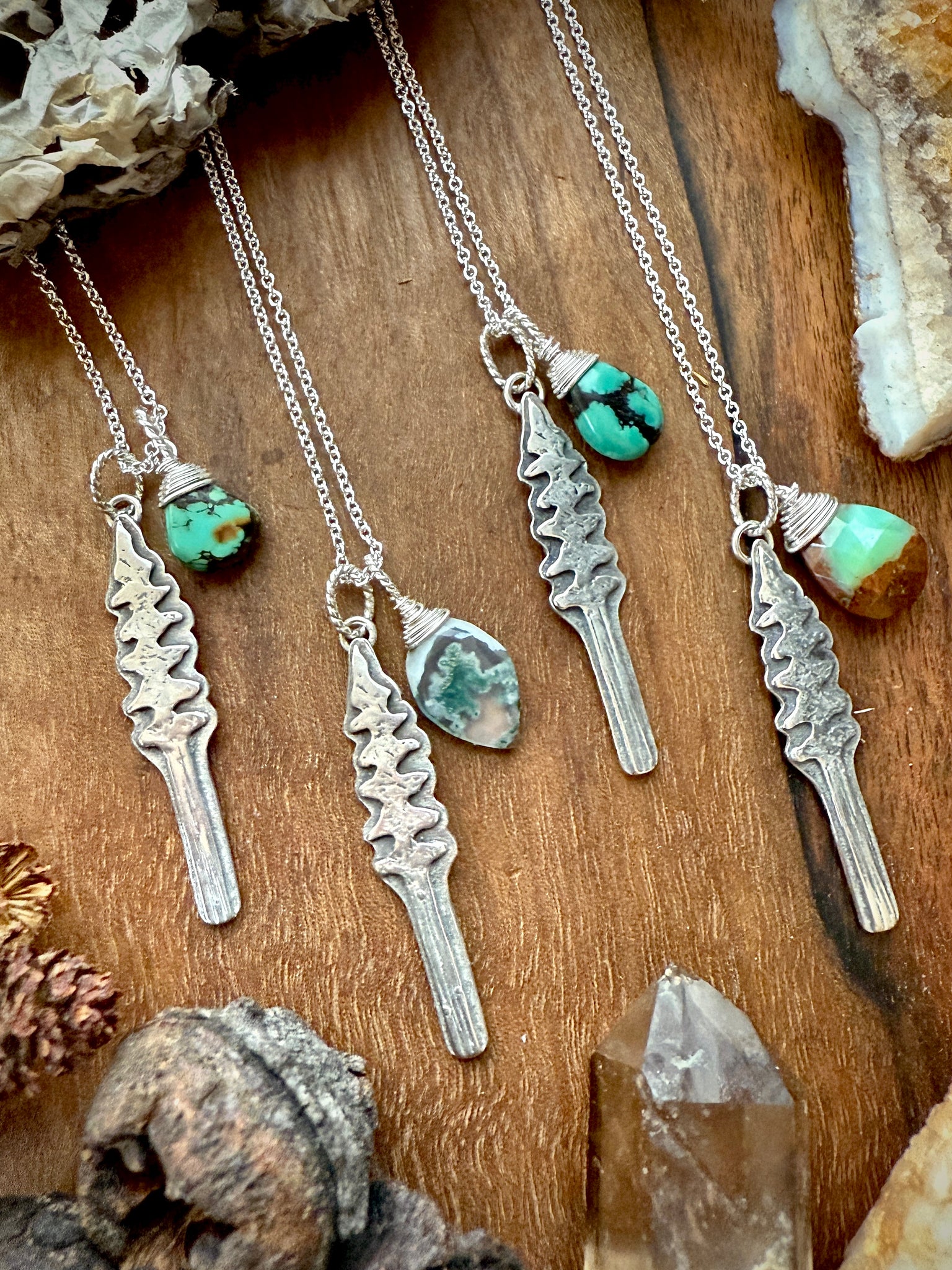 Tree Hugger Charm Necklace