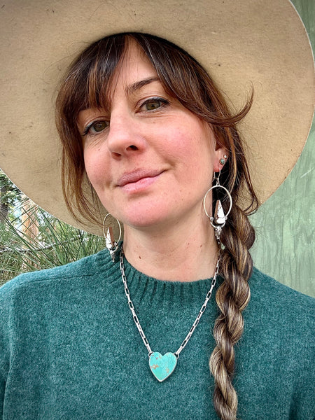 RESERVED for SUMMER: Magnecite Cow Skull Earrings