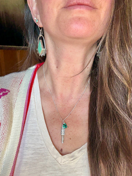 Tree Hugger Charm Necklace