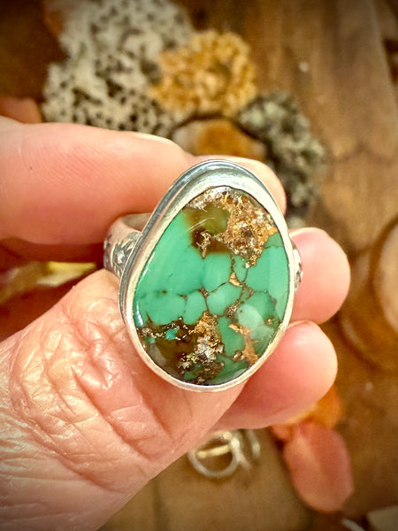 Green Royston Ring size 8.25