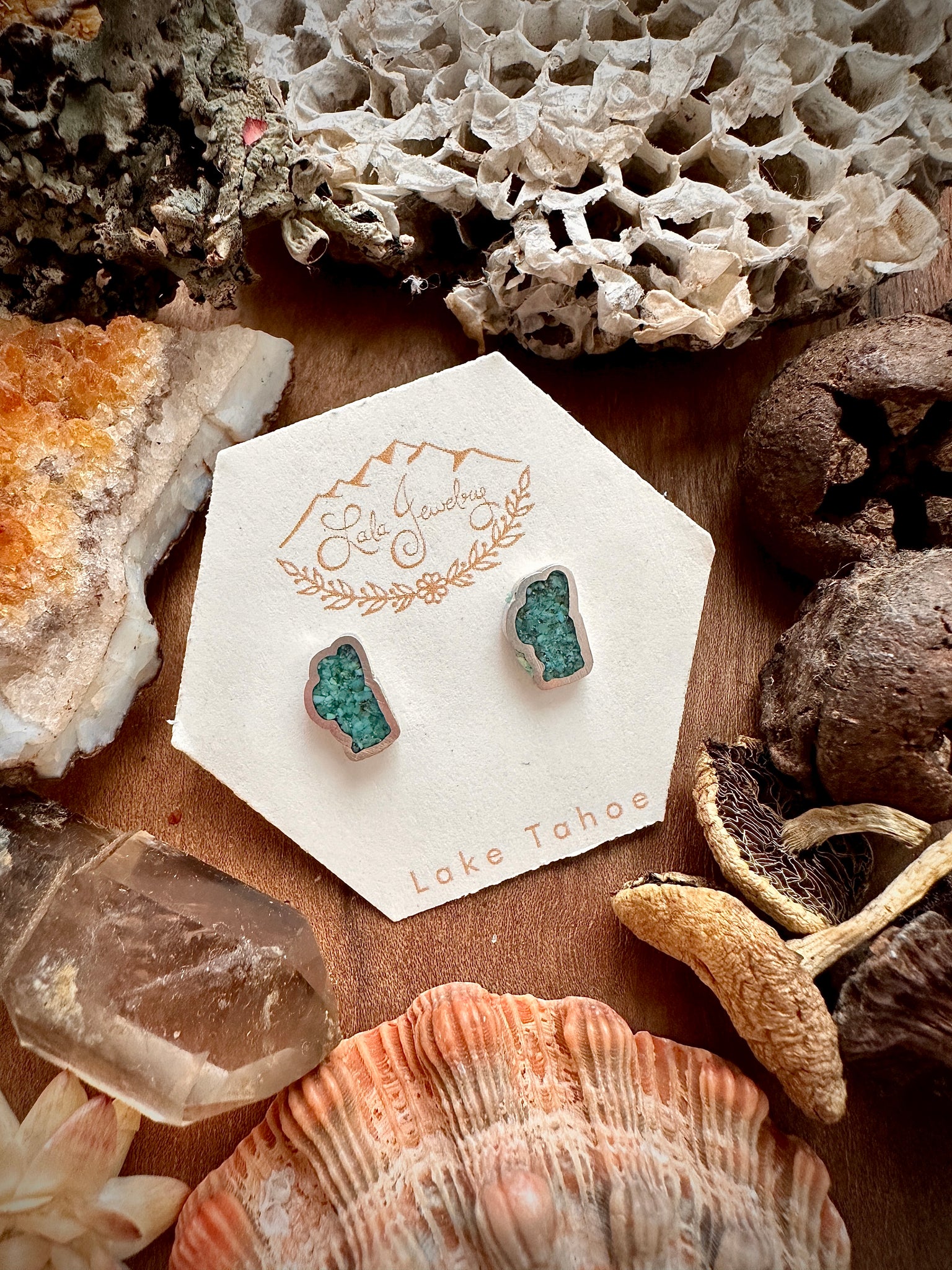 Turquoise Tahoe Post Earrings