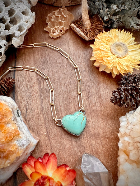 Kindred Hearts 14k GF Paperclip Chain Necklace