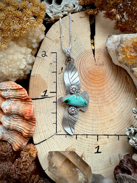 Hawk Necklace-Royston Turquoise
