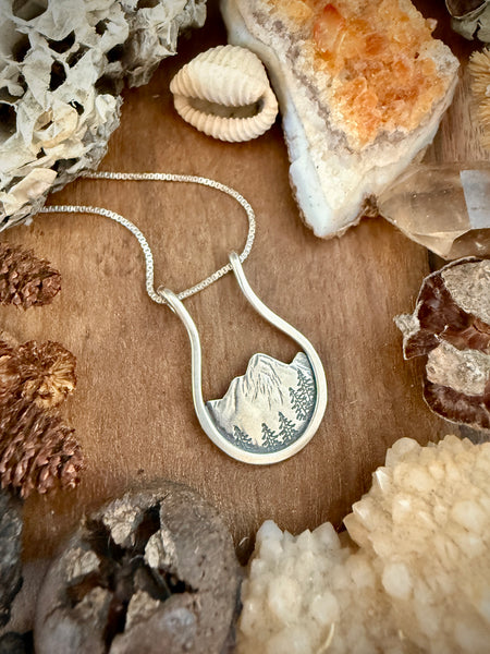 Ring keeper necklace