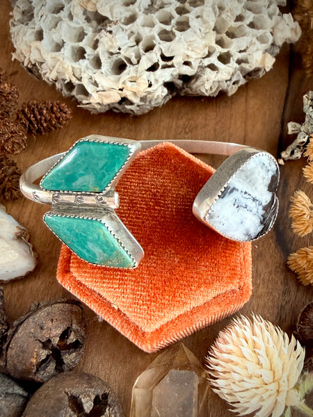 Arrow Wrap Cuff-White Buffalo