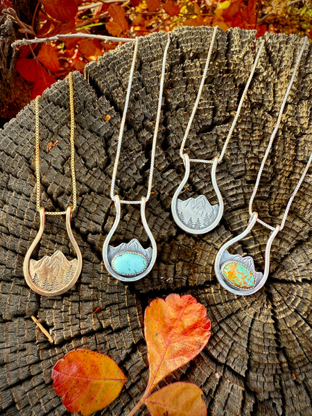 Ring Keeper Necklace•Blue Gem Turquoise