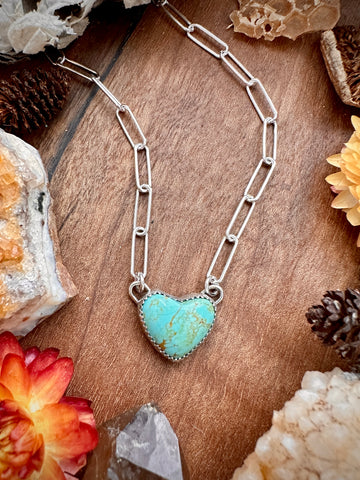 Kindred Hearts Silver Paperclip Chain Necklace