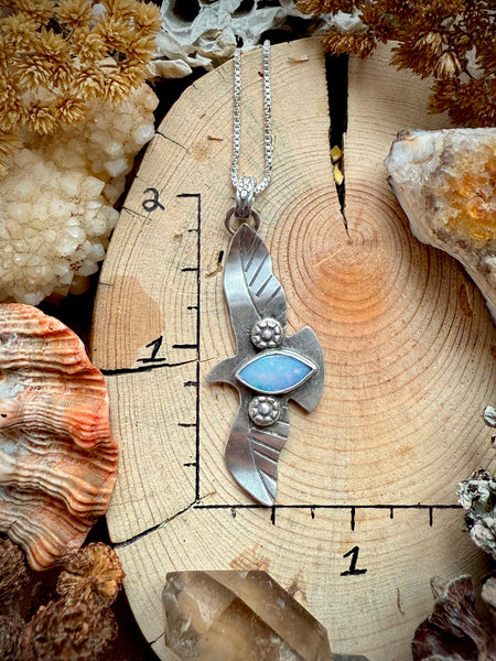 Hawk Necklace-Opal