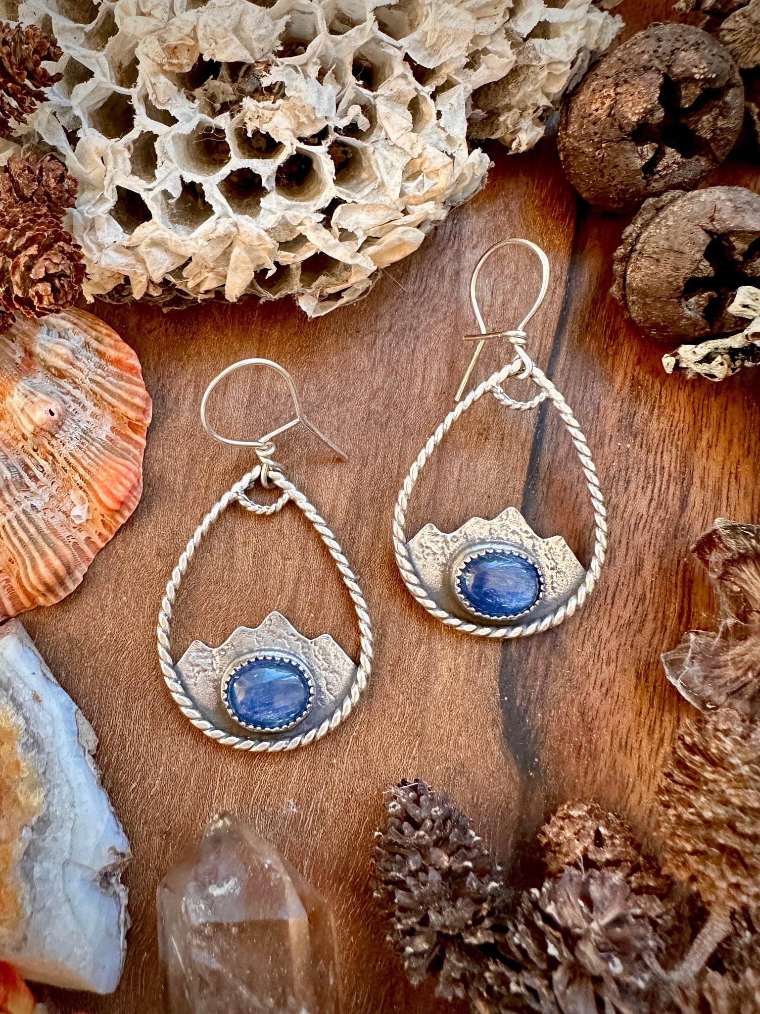 Kyanite Mountain Vistas Earrings