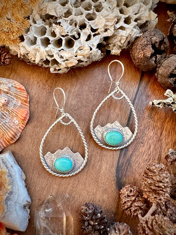 Turquoise Mountain Vistas Earrings