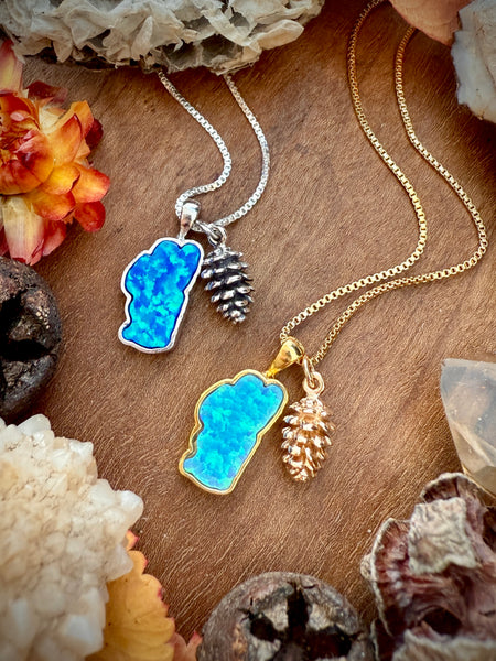 Opal Tahoe Charm Necklace