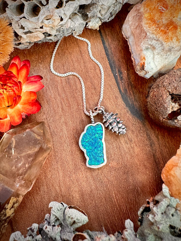 Opal Tahoe Charm Necklace