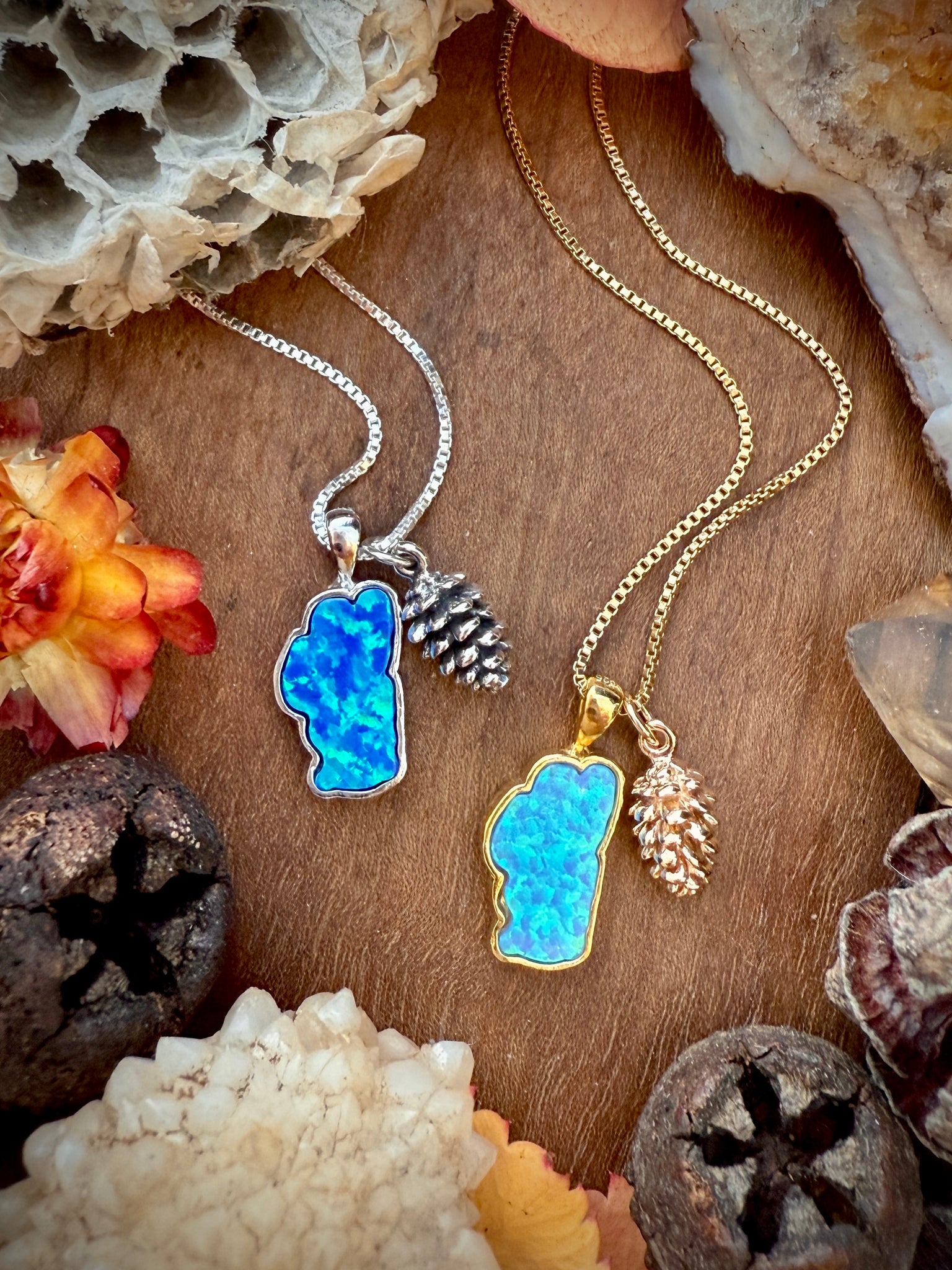 Opal Tahoe Charm Necklace