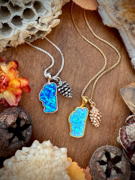 Opal Tahoe Charm Necklace