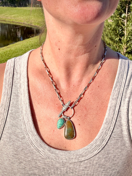 Tree Toggle Charm Necklace