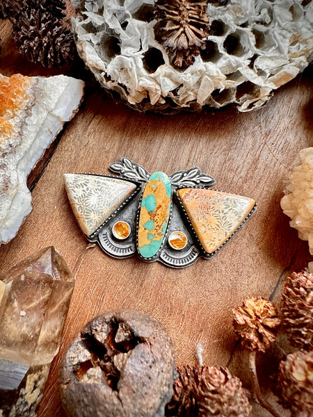 Royston Moth (ring or necklace)