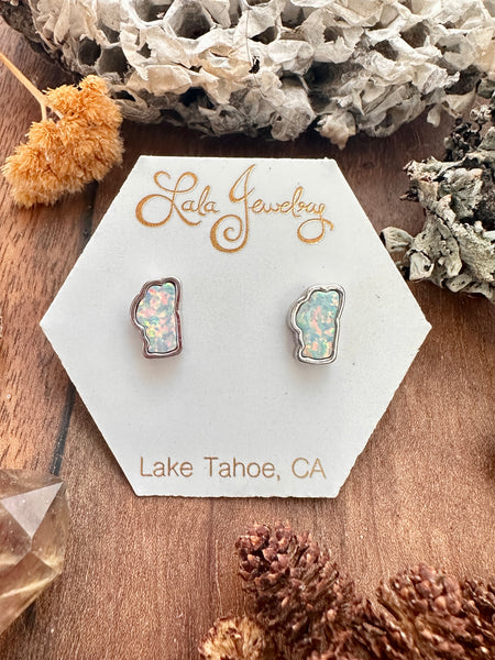 Opal Tahoe Post Earrings