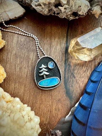 Opal Pine Pendant 1