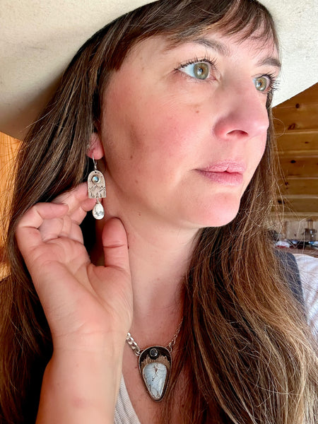 Winter Night Dangle Earrings
