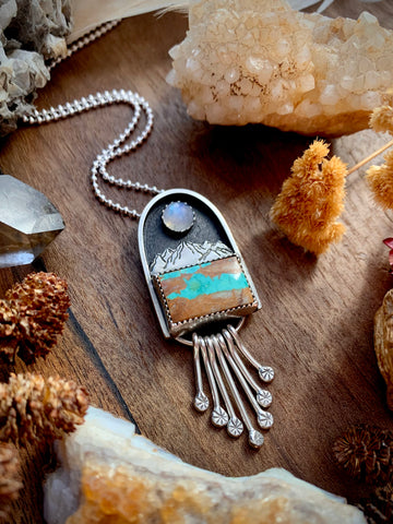Mountain Shadowbox Necklace